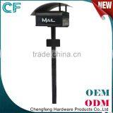 New Style Wrought Galvanized Free Standing Waterproof Letterbox thumbnail-1