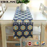 Poly Cotton Printing Table Linen Green Table Runners thumbnail-4