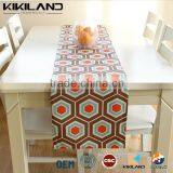 Poly Cotton Printing Table Linen Green Table Runners thumbnail-5