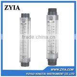 LZM-G Inline Tube Square Acrylic Water Flow Meter (rotamter )