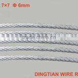 Galvanized Wire Rope 7*7