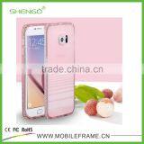 Colorful TPU Phone Case for Samsung Galaxy S6 Edge With Diamond