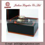 Jinhua Supplier Handmade Rectangular MDF Wooden Watch Box With Flip Lid thumbnail-4