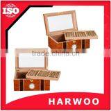 Handicraft Handmade Humidor With Tray and Compartment