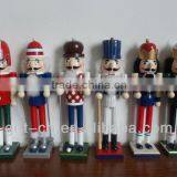 Hand Painted Wooden Nutcraer for Christmas Decoration thumbnail-1