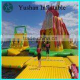 Factory Price Water Clibing Slide Giant Inflatable Floating Water Slide thumbnail-1