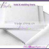 180TC White Plain Percale Motel Bed Sheets for Non-star Hotels, Motels thumbnail-1