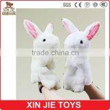 Cute Bunny Hand Puppet Plush Toy Factory Custom Farm Animal Hand Puppet Cheap Hand Puppet for Kids thumbnail-2