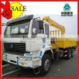 HOT SALE LOW PRICE SINOTRUK 4x2 Truck With Crane 8 Ton Quality Choice thumbnail-1