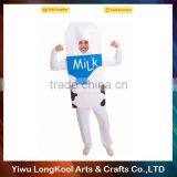 Yiwu Factory Direct Sale Cheap Carnival Milk Costume Masquerade Adult Costume