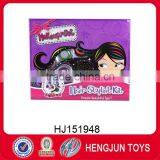 Plastic Make up Colourful Hair Stylist Kit Cosmetic Toys Set Wholesale for Party thumbnail-1