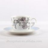 Fine Bone China Porcelain 12pcs Coffee Cup Set Manufacturer Wholesale