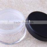 10g 20g fancy plastic wholesale empty loose powder jar with sifter