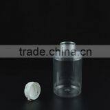 300ml Pill Packaging PET Plastic Clear Color Round Bottle With Tear Off Cap thumbnail-2