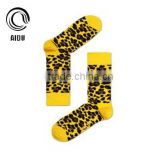 Yellow Mid-calf Sock High quality Custom Design Thermal Smart Heated Socks