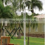 Modern design 3m,4m,5m,6m steel solar garden lamp pole price of china garden lighting pole manufacturer