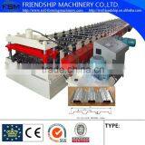 Profiled Steel Sheet Concrete Slab Plate Floor Decking Panel Roll Forming Machine With PLC Control System