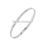 Memories Bangles With Customize Design Word 'HAKUNA MATATA' With 4mm/7mm Width