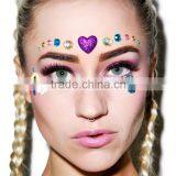 Custom Sparkling Temporary Crystal Makeup Jewels Self-adhesive Face Jewels on Sticker Manufacturer thumbnail-3
