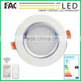lighting supplier super bright dining room remote control 15w led downlight