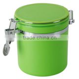 Plastic food round Airtight Canister