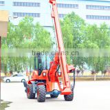 Diesel engine powered pile drilling machine, pile rigs with vibrotary hammer and rotary screw head for sale