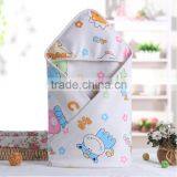 Multi-functional Soft 100% Worsted Cotton Knitted Baby Blanket thumbnail-6