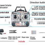 New Style Alloy 5CH Missiles rc Helicopter With Gyro thumbnail-4