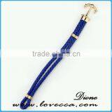 DIY Jewelry Fashion Bracelet Mens Navy Nautical Braided Leather Anchor Bracelet thumbnail-6