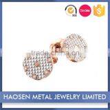 Quick Lead 2016 New Style Brass Zircon Cuff Links thumbnail-5