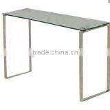 Moden Glass Sofa Coffee Table With Metal Frame