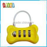 Promotional Metal Dog Bone Luggage Lock, Bone Code Padlock thumbnail-1