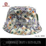 Custom Wholesale Blank Bucket Hats Money Dollar Bill thumbnail-3