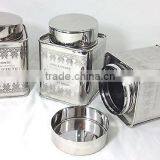 Square Metal Canister thumbnail-1