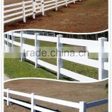 U.S. Market 20 Years Lifetime Warranty 100% New pvc horse fence /pvc post and rail fence