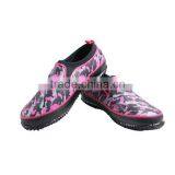 Ladies Pink Camo Warm Waterproof Neoprene Garden Shoes thumbnail-4