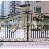 Customized Residential Wrought Iron/galvanized Powder Coated Steel/Iron Glass Gates thumbnail-3