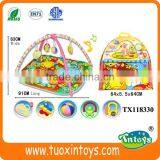 Baby Floor Play Music Mat Crawling Carpet Kids Activities Blanket With Hanging Toys thumbnail-3