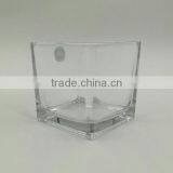 Square Glass Vase, Glass Candle Holder(HLTH-V038) thumbnail-5