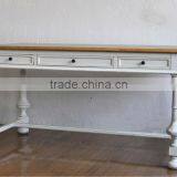 Spanish Style Wooden Rectangular Living Room Console Table With Antique Finishing Workmanship thumbnail-1