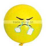 Customized Rubber Decorative Christmas Kid Toys Emoji Balloon For Factory thumbnail-5