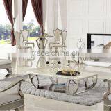 C380 2015 Stainless Steel Modern Coffee Table Marble Top Modern Coffee Table thumbnail-5