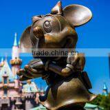 Animal Metal Detector Minnie Mouse Bronze Sculpture for Garden thumbnail-2