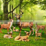 China Supplier Wholesale Life Size Resin Garden Deer Statues thumbnail-1
