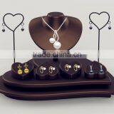Custom Design Jewelry Decoration Shop Earring Necklace Ring Leather Jewelry Display Set thumbnail-4