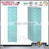 Knock Down Helmer 6 Drawers Tall Chest Pedestal Lateral Steel Filing Cabinet for Sale thumbnail-4