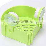 Vacuum Suction Cup Bathroom and Kitchen Plastic Triangle Shelf/holder thumbnail-3