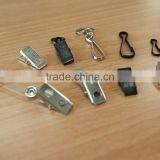 Stamping Steel Metal Badge Clip, Lanyard Swivel Hook, Fashion High Quality Metal Badge ID Bulldog Clip Silver Alligator Clip thumbnail-3