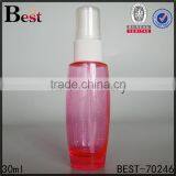2017 Hot New Products 30ml Empty Pink Purple Cosmetic Fragrance Perfume Spray Plastic Bottle Wholesale thumbnail-2