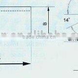Tungsten Carbide Tipped Welding Cutting Saw Blade---For Cylindrical Turning Tool.boring Tool and Grooving Tool.(1281)